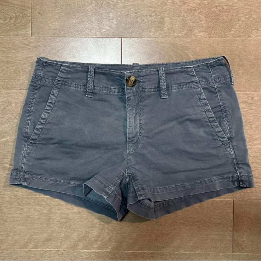 Women's Gray Casual Shorts